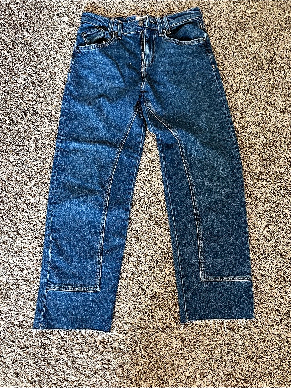WE THE FREE Risk Taker Mid-Rise Straight Leg Jeans Straight Leg Jeans Waist 26